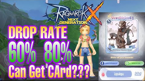 ROX  FARMING CARD  60% or 80% Drop Rate / STILL CAN GET CARD | Ragnarok X Next Generation