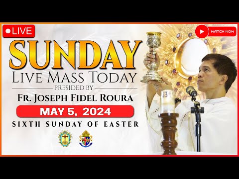 SUNDAY FILIPINO LIVE MASS TODAY ONLINE || EASTER ||  MAY 5, 2024 || REV. FR. JOSEPH FIDEL ROURA