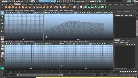 Maya 2016 Interface Overview