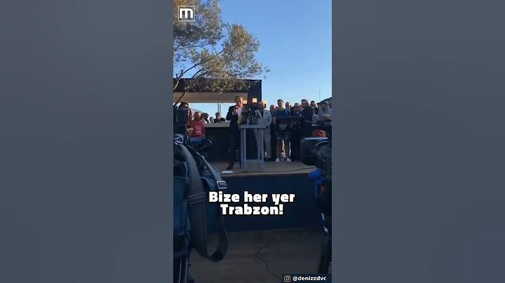 Dursun Özbek'in konuşmasına Trabzon sürprizi 😅