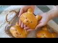 とにかく可愛い！くまのクリームパンの作り方 今日はパンの日 Lesson 117 “Bear Cream Buns”
