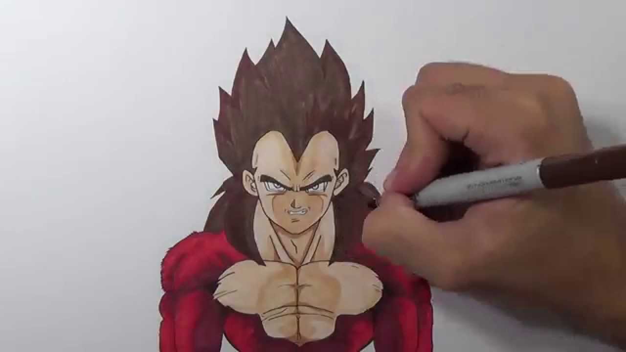 Desenho do Vegeta ssj 4!  Dragon Ball Oficial™ Amino