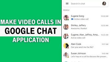 How to Make Video Calls Using Google Chat App (EASY)