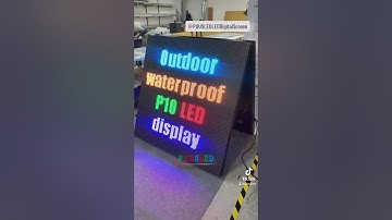 Outdoor full color LED display screens advertising #leddisplay for mall #fyp #display #puusled