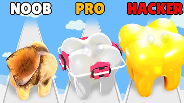 NOOB vs PRO vs HACKER in Tooth Evolution