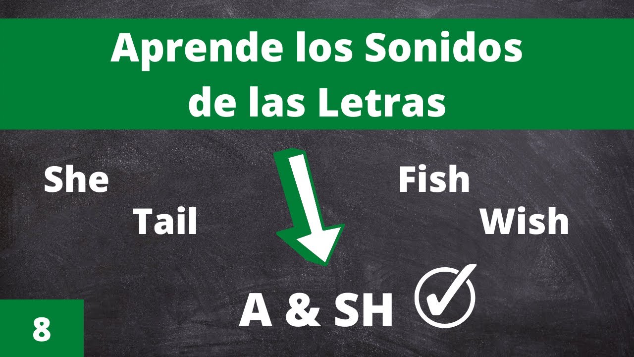 Día 8 Sonidos de las Letras A & SH en Inglés YouTube