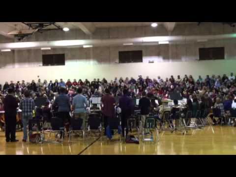 East Paulding Middle School 8th grade bandChristmas concert