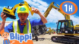 Crushing Cars With Excavators + More Fun! | Vehicles For Toddlers | Educational Videos for Kids