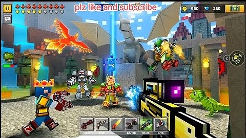 Pixel gun 3D challenge in classic modes Battle Royale gameplay walkthrough ( iOS, Android )
