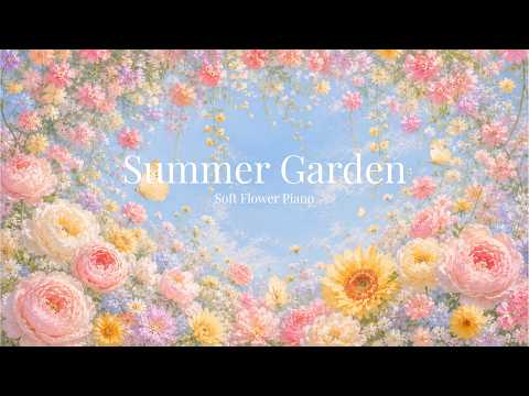 Summer Garden 🌸 | gentle piano for dreamy flower days · study, relax & sleep