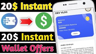 Get 20$ Per account Aidbit wallet Offer 🤑 Instant Token Received $ 🤑New Airdrop 2022💰