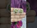 Latest stone earrings|whatsapp 8754252999 #earrings #online #green #trending #jewellery #shortsfeed