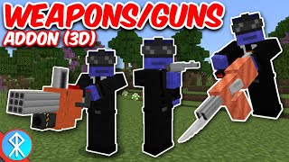 3D WEAPONS ADDON | Bedrock/MCPE/Xbox Minecraft