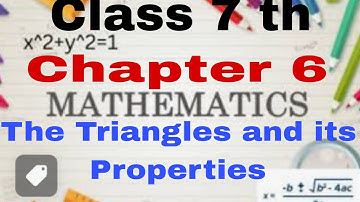 The Triangle and Its Properties - Exercise 6.1 Question 3 | Class 7 Maths Chapter 6 | CBSE 2024-25