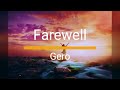 Farewell/Gero cover教祖からくり