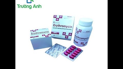 Erythromycin Khapharco - Thuốc điều trị các bệnh nhiễm khuẩn