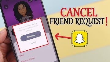 How to Cancel a Friend Request You Sent on Snapchat!