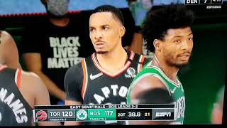 Final minutes of Raptors vs Celtics DOUBLE OVERTIME game 6