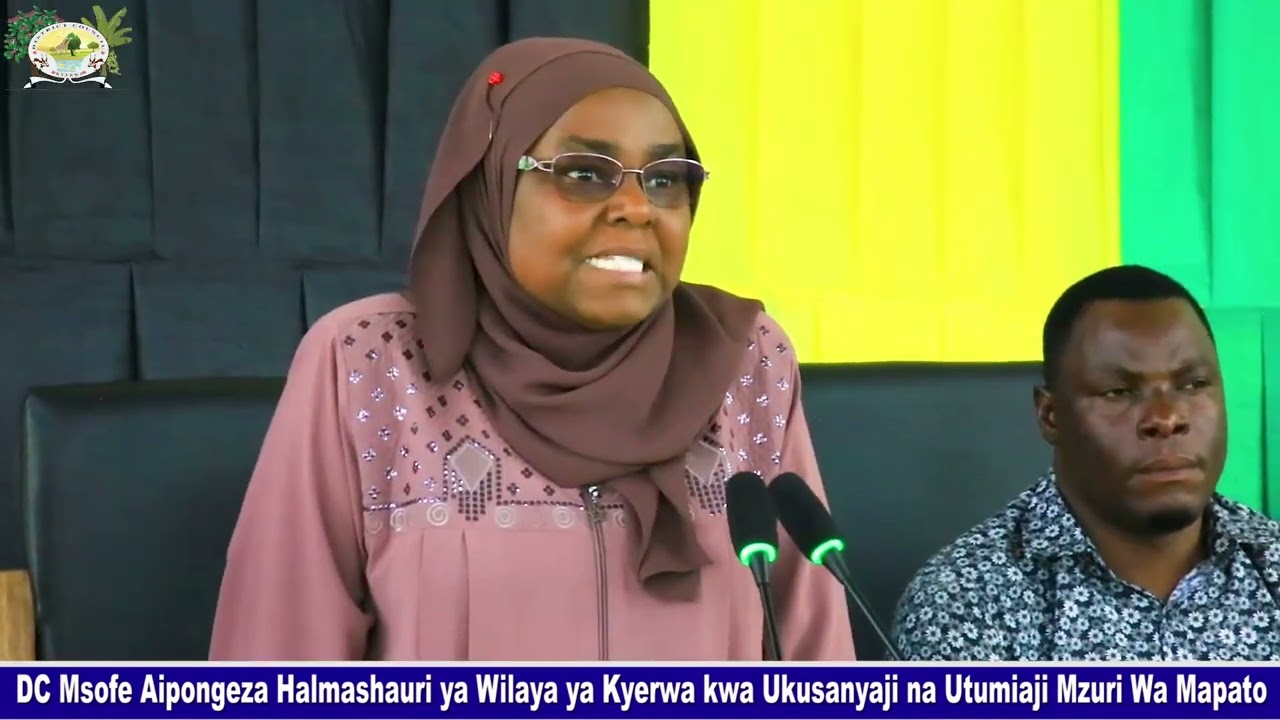 DC KYERWA ATOA RAI  KWA WAHESHIMIWA MADIWANI JUU YA UREJESHWAJI WA  MIKOPO YA 10%