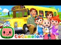 Wheels on the bus  cocomelon classics animal time  animals for kids