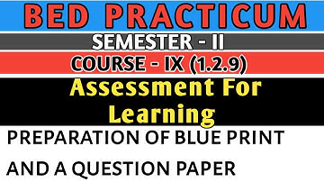 B.E.D Practicum । Semester - II । Course-IX(1.2.9) । Assessment For Learning । Shakti Sir।