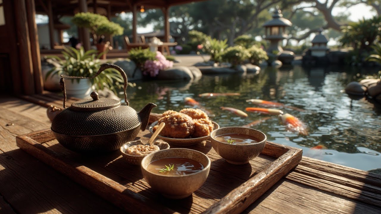 Winter Asian Music for Chinese Tea Ceremony ~ Расслабляющие звуки традиционного дзен-сада