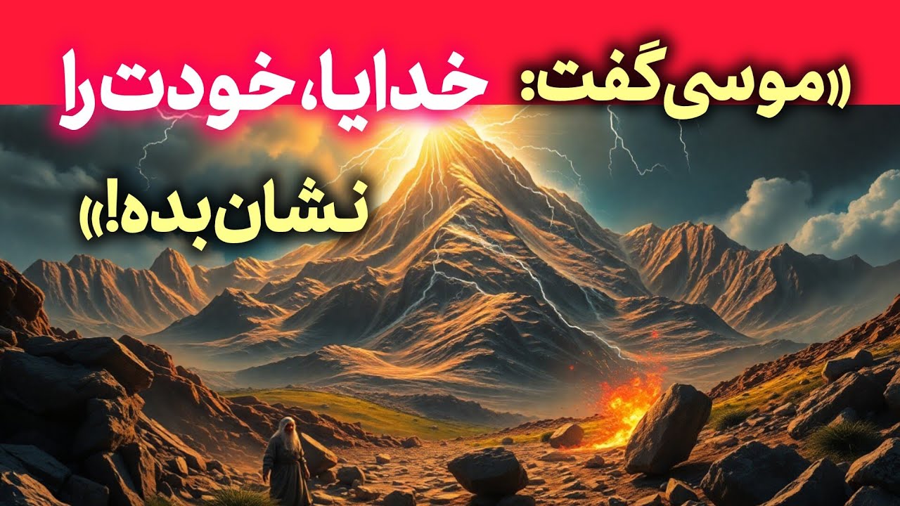 وقتی حضرت موسی گفت: خدایا، خودت را به من نشان بده...