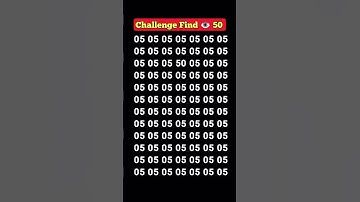 Number Puzzle IQ Test: Find 50 in 5 seconds