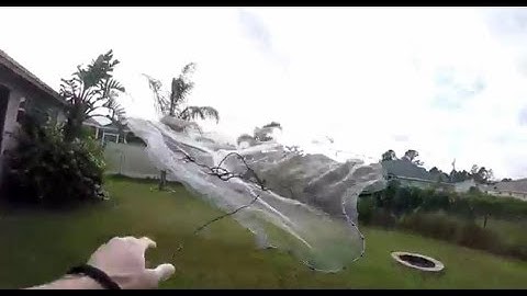 Ten foot Calusa cast net | easy to throw