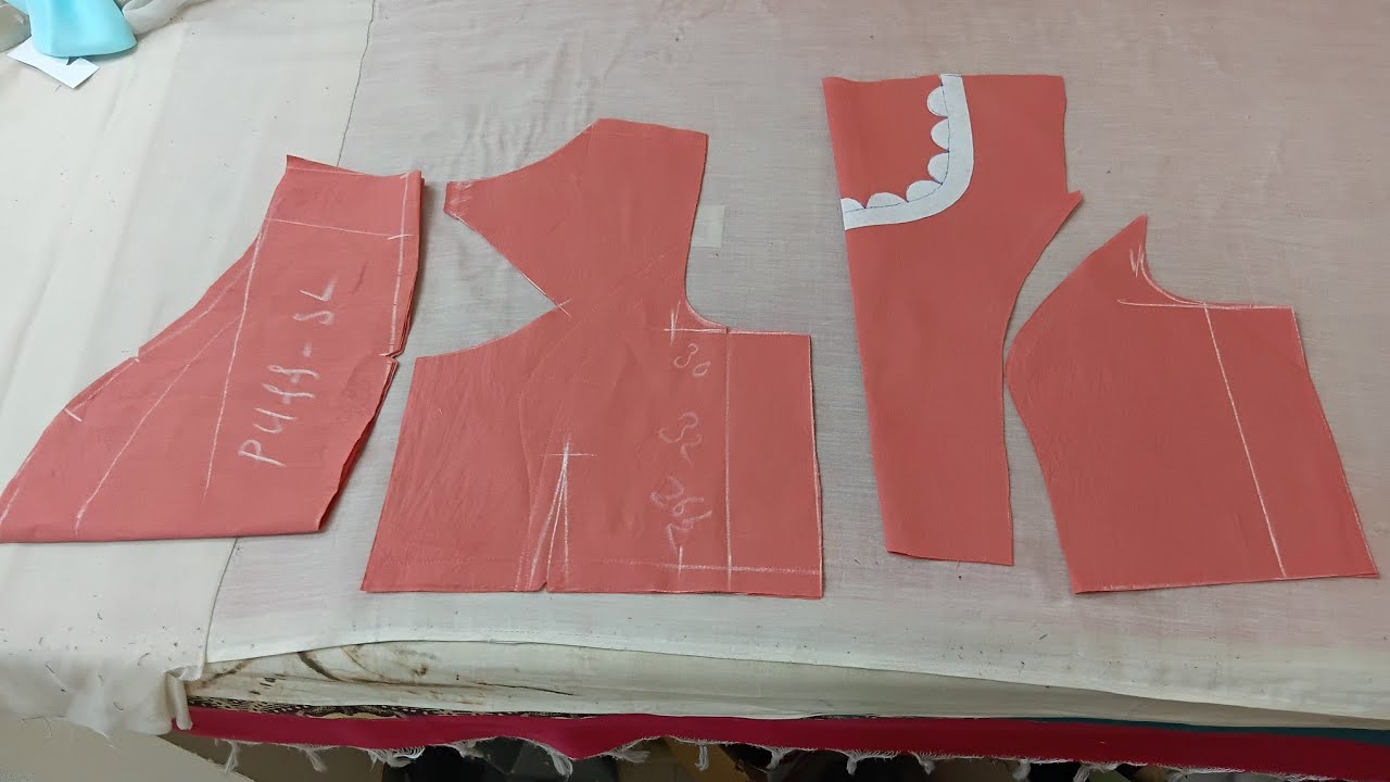 30-size back hook prince cut | blouse cutting | according to body measurement हिन्दी में!