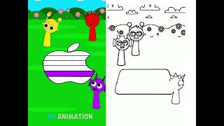 New Colour Match Puzzle Challenge - Incredibox Sprunki#sprunki #shorts #Creativity #Stopmotion