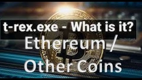 How to mine Ethereum | T-Rex Miner for Ethereum mining | Windows 10