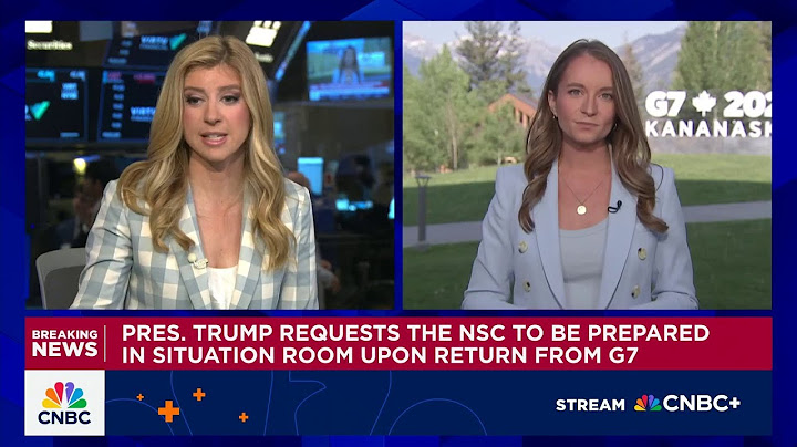 Prezydent Trump prosi Radę Bezpieczeństwa Narodowego o przygotowanie się do spotkania w Sali Sytuacyjnej po powrocie G7