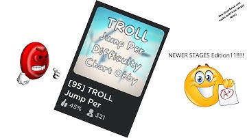troll jump per difficulty chart obby stages 68-95 red desc