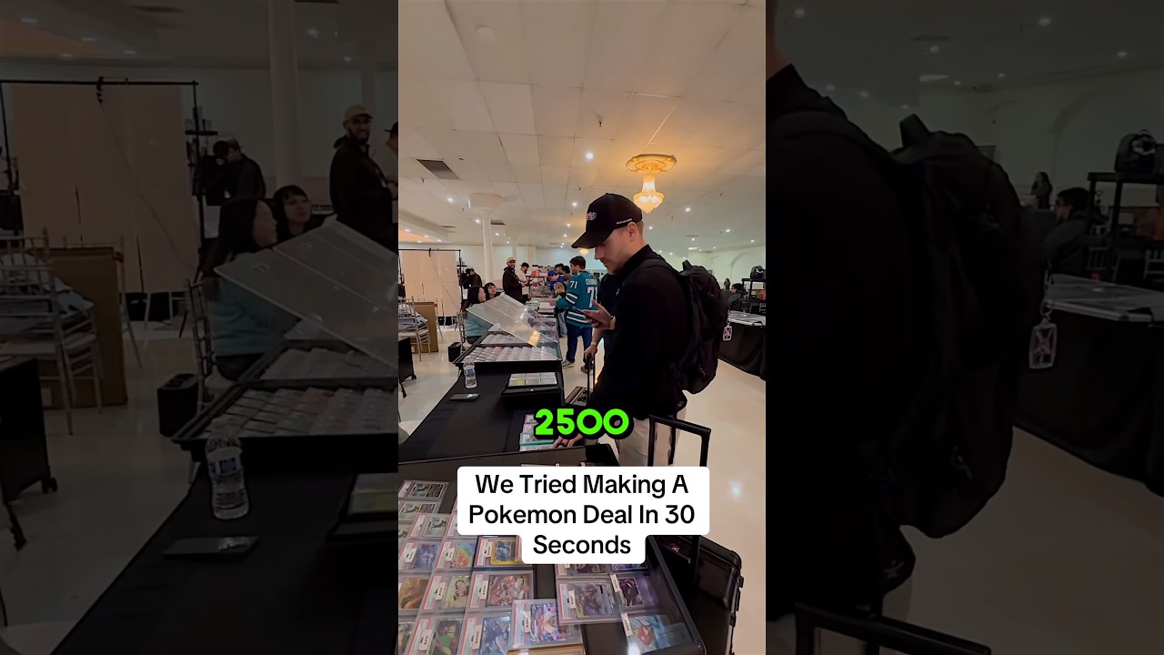 Trying To Make a 30 Second Pokemon Deal😱    #pokemoncards