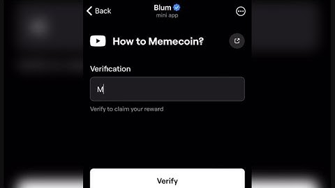 How to Memecoin? Blum video code | Blum Today Verification Keyword | 4 October How to Memecoin