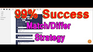 99% Successful Match/Differ Strategy - Binary.com