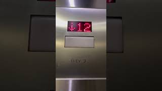 Hilton Austin Elevator Going From Top Floor To The Bottom Floor.