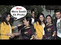 Genelia D'souza Cute Moment With Mother In Law At Marjaavaan Screening