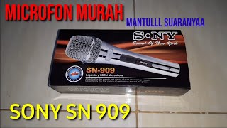 UNBOXING MikroPHONE murah SONY SN-909 MANTULLL suaranyaa