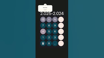 Quiz: 2025-2024=⁉️ #shortvideo #quiz #quiztime #number #youtubehighfive #myyearonyoutube2024 #diy