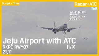 Jeju Airport With Atc Tower, Rwy07 19 Rkpccju 21.11