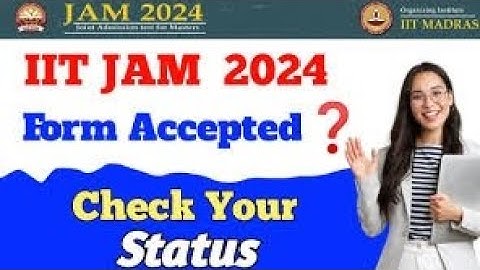 IIT Jam 2025 application status for #under scrutiny showing~any problem #rejected @RoyalDiary #jam