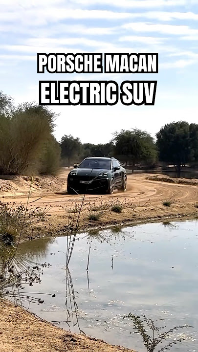 The Porsche Macan EV - the Macan 4 - in this case in action. #PowerDrift #PDArmy #Porsche #MacanEV