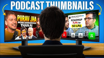 How I make Viral PODCAST THUMBNAILS in Photoshop