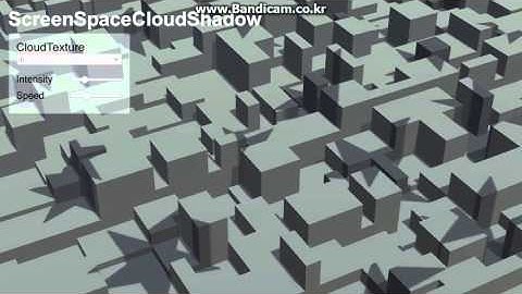 Screen Space Cloud Shadow