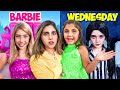 CHOOSING A NEW BABYSITTER FOR MY DAUGHTER! **Wednesday Addams or Barbie**  Ft/ @AnazalaFamily