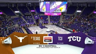 FULL GAME - #7 Texas at TCU - Women’s Basketball- February 10, 2024