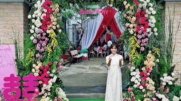 Trang trí tiệc cưới gia tiên 2024 | tông màu hồng ngọt ngào 😋| J Party 🥳🥳