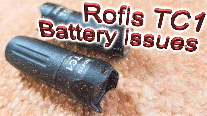Trail trek Rofis TC1 battery issues EDC flashlight